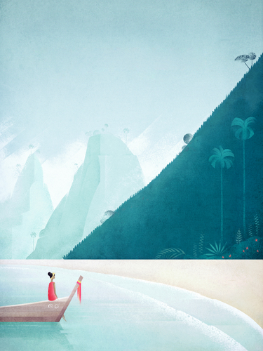 “Thailand” — travel poster by Henry Rivers