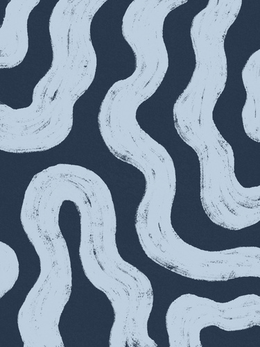 Fluid Blue Lines