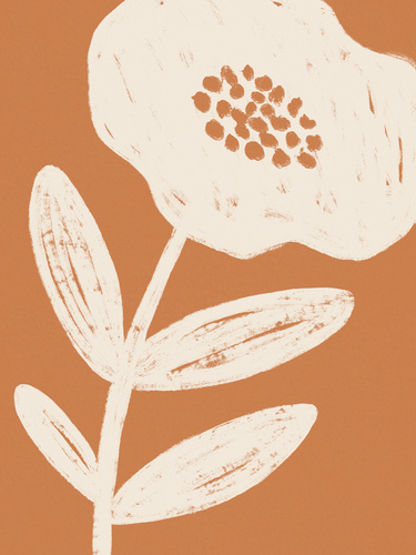 Modern Terracotta Flower