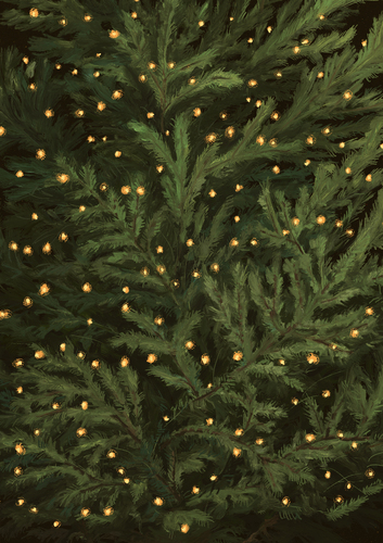 Glowing Christmas Tree