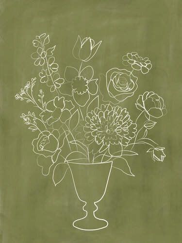 Botanical Line Drawing
