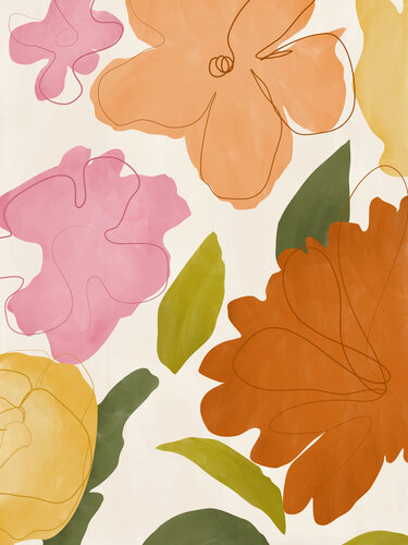 Colorful Abstract Flowers